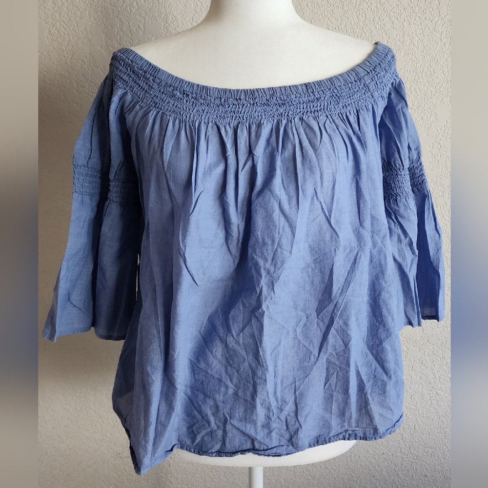 A.N.A 3/4 sleeve off the shoulder blouse